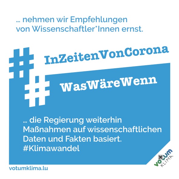 #WasWäreWenn die Regierung weiterhin Maßnahmen auf wissenschaftlichen Daten und Fakten basiert #Klimawandel